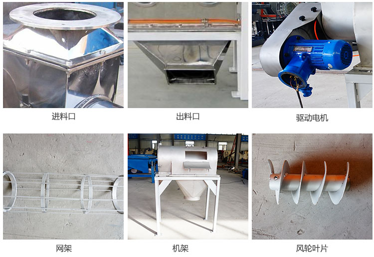 气流筛分机的结构